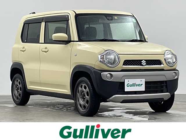 スズキ ハスラー G 千葉県 2018(平30)年 2.9万km シフォンアイボリーM 禁煙車/安全装備/・衝突被害軽減ブレーキ/・後退時ブレーキサポート/・誤発進抑制機能/・後方誤発進抑制機能/・車線逸脱警報機能/社外7インチナビ/・型式：MDY-D304/CD/Bluetooth/ワンセグ/HIDオートライト/シートヒーター/純正15インチアルミホイール/純正フロアマット/取扱説明書/保証書