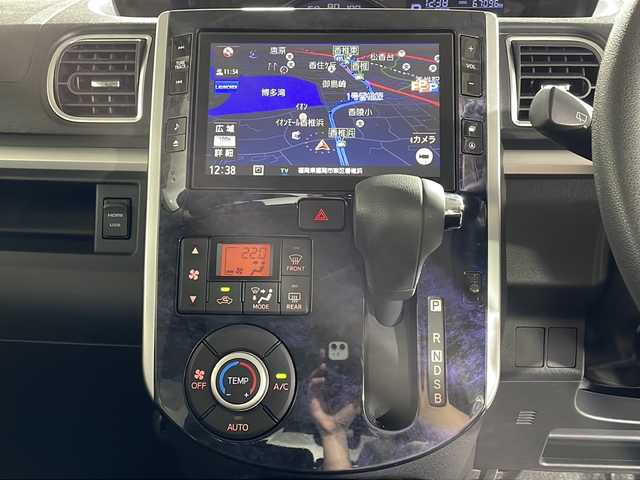 ダイハツ タント カスタム X トップED SA Ⅲ 福岡県 2019(令1)年 6.7万km パールホワイトⅢ 純正8インチナビ/フルセグテレビ/全方位モニター/アイドリングストップ/両側パワースライドドア/プッシュスタート/ETC/シートヒーター/LEDヘッドライト