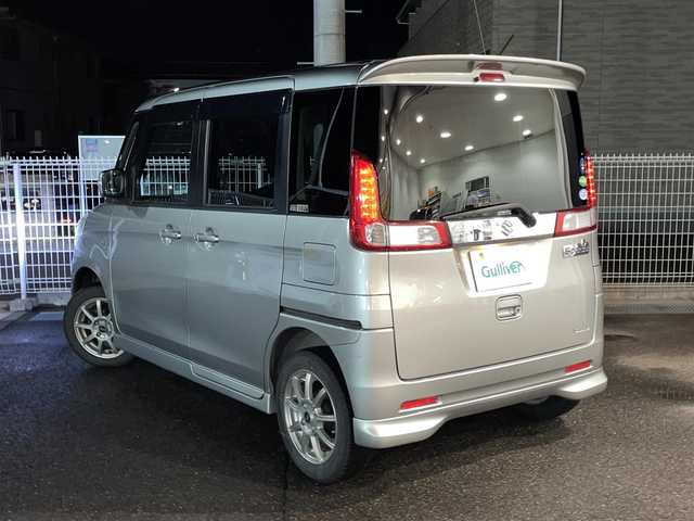 スズキ スペーシア X リミテッド 福島県 2015(平27)年 14万km スチールシルバーM ・社外オーディオ/・両側パワースライドドア/・レーダーブレーキサポート/・シートヒーター/・アイドリングストップ/・オートライト/・プッシュスタート/・ドアバイザー/・フロアマット