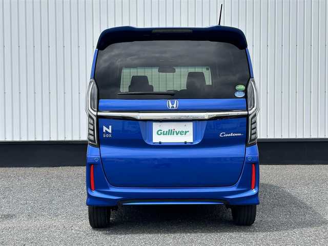 ホンダ Ｎ ＢＯＸ カスタム G L ターボ ホンダセンシング 千葉県 2019(令1)年 5.2万km ブリリアントスポーティブルーメタリック2トーン 純正８インチナビ/(FM/AM/Bluetooth/TV/)/バックカメラ/衝突被害軽減システム/車線逸脱警報/クルーズコントロール/ハーフレザーシート/両側パワースライドドア/横滑り防止装置/ETC/アイドリングストップ/LEDヘッドライト/フォグランプ/オートライト/ウィンカーミラー/電動格納ミラー/純正１５インチAW/シートリフター/プッシュスタート/スマートキー/フロアマット/ドアバイザー/スペアキー/取扱説明書/保証書/パドルシフト
