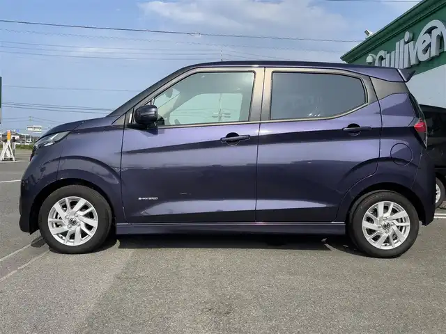 日産 デイズ ハイウェイスターX 徳島県 2023(令5)年 0.6万km アメジストパープル 純正9型メモリナビ/（レコーダーリンク/BT/HDMI/フルセグ/FM/AM）/エマージェンシーブレーキ/プロパイロット/アラウンドビューモニター/前後純正ドライブレコーダー/電動パーキング/オートホールド/保証書/プッシュスタート/スペアキー/アイドリングストップ