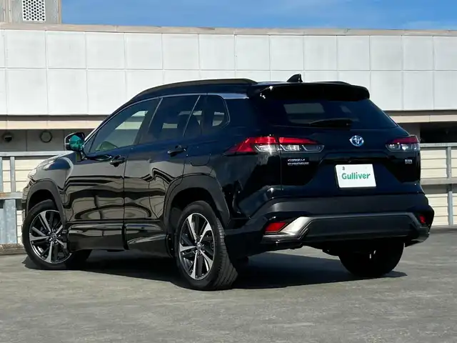 トヨタ カローラ クロス ハイブリッド Z 静岡県 2022(令4)年 1.9万km アティチュードブラックマイカ トヨタセーフティセンス/モデリスタエアロＦＳＲ/純正ディスプレイ/ナビ機能/フルセグＴＶ/ドラレコ/ＥＴＣ２．０/ＢＳＭ/ＲＣＴＡ/ハーフレザー/電動リアゲート/ルーフレール/寒冷地仕様/純正１８ＡＷ