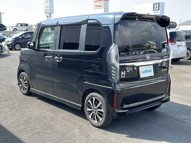 ホンダ Ｎ ＢＯＸ カスタム G L ホンダセンシング 鹿児島県 2018(平30)年 19.1万km クリスタルブラックパール ナビ/ETC/バックカメラ/コーナーセンサー/Bluetooth接続/プッシュスタート/スマートキー/クルーズコントロール/TV/ドライブレコーダー/純正フロアマット/片側パワースライドドア/スライドドア/純正アルミホイール/横滑り防止装置/オートライト/レーンキープアシスト/衝突被害軽減システム