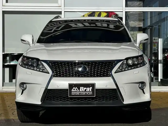 レクサス ＲＸ 450h Fスポーツ 道北・旭川 2012(平24)年 6.7万km ホワイトパールクリスタルシャイン 純正ナビ/マークレビンソン/フルセグTV/バックカメラ/左サイドカメラ/パワーバックドア/ヘッドアップディスプレイ/レザーシート/前席シートヒーター/クルーズコントロール/コーナーセンサー/純正エンジンスターター