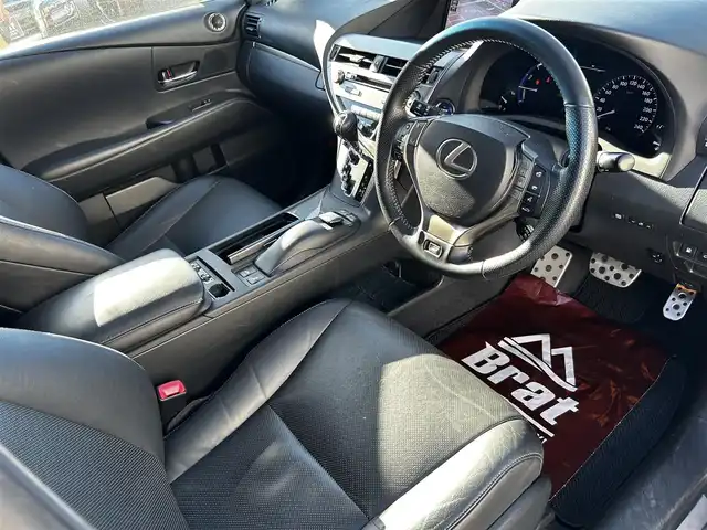 レクサス ＲＸ 450h Fスポーツ 道北・旭川 2012(平24)年 6.7万km ホワイトパールクリスタルシャイン 純正ナビ/マークレビンソン/フルセグTV/バックカメラ/左サイドカメラ/パワーバックドア/ヘッドアップディスプレイ/レザーシート/前席シートヒーター/クルーズコントロール/コーナーセンサー/純正エンジンスターター