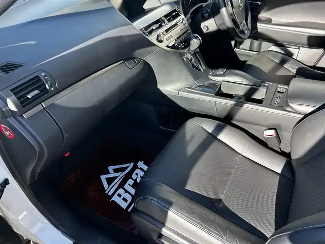 レクサス ＲＸ 450h Fスポーツ 道北・旭川 2012(平24)年 6.7万km ホワイトパールクリスタルシャイン 純正ナビ/マークレビンソン/フルセグTV/バックカメラ/左サイドカメラ/パワーバックドア/ヘッドアップディスプレイ/レザーシート/前席シートヒーター/クルーズコントロール/コーナーセンサー/純正エンジンスターター