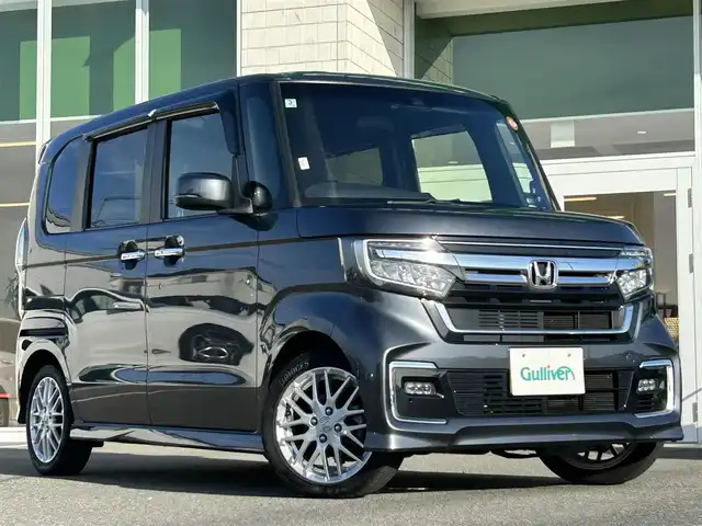 ホンダ Ｎ ＢＯＸ カスタム L ターボ 兵庫県 2022(令4)年 6.6万km メテオロイドグレーメタリック 純正ナビ/バックカメラ/前席シートヒーター/両側パワースライドドア/ビルトインETC/パドルシフト/ハーフレザーシート/LEDヘッドライト/ヘッドライトレベライザー/純正15インチAW/ホンダセンシング/電動パーキングブレーキ/オートホールド
