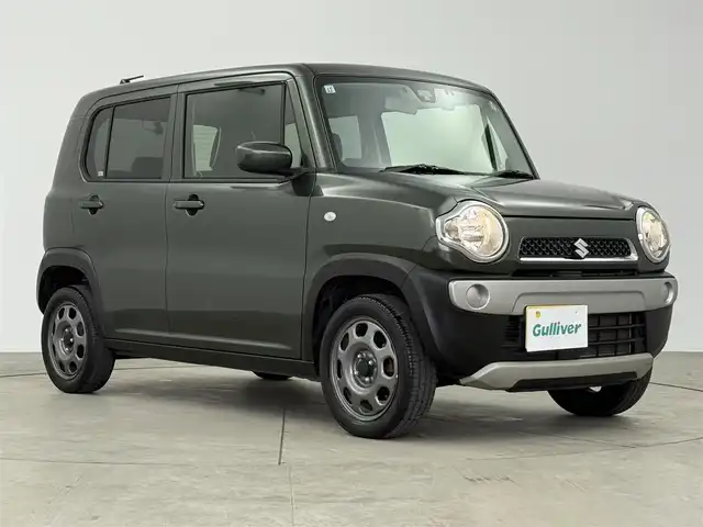 スズキ ハスラー G ターボ 愛知県 2017(平29)年 5.8万km クールカーキPM 社外ナビ（ワンセグ、CD、Bluetooth）/ETC/ドラレコ前後/衝突軽減ブレーキ/レーンキープアシスト/シートヒーター（D+N)/スマートキー/Pスタート/純正15インチAW/純正フロアマット/横滑り防止装置/三点エアバック