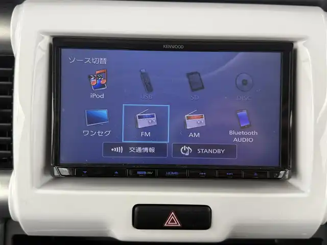 スズキ ハスラー G ターボ 愛知県 2017(平29)年 5.8万km クールカーキPM 社外ナビ（ワンセグ、CD、Bluetooth）/ETC/ドラレコ前後/衝突軽減ブレーキ/レーンキープアシスト/シートヒーター（D+N)/スマートキー/Pスタート/純正15インチAW/純正フロアマット/横滑り防止装置/三点エアバック