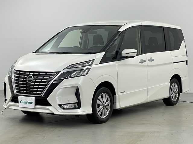 日産 セレナ ハイウェイスター V 道央・札幌 2019(令1)年 5.8万km ブリリアントホワイトパール ・1オーナー車/・純正10インチナビ&TV&CD&DVD&SD&BT/・純正リアフリップダウンモニター/・全方位カメラ/・両側パワースライドドア/・プロパイロット/・LDW/・LDP/・BSW/・BSI/・エマージェンシーブレーキ/・クリアランスソナー/・クロストラフィックアラート/・パーキングアシスト/・ドライブレコーダー/・スマートキー/・ビルトインETC/・アイドリングストップ/・オートステップ/・LEDライト/・LEDフォグランプ/・オートマチックハイビーム