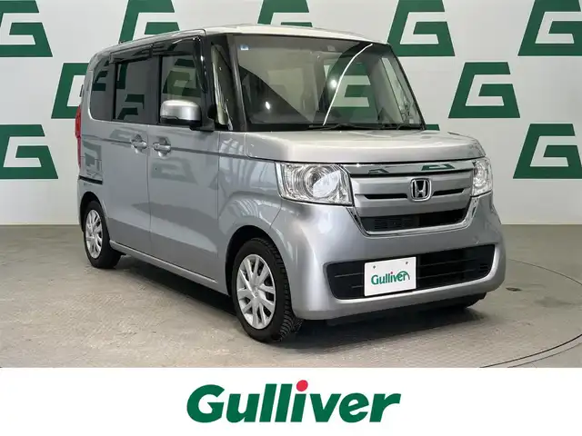 ホンダ Ｎ ＢＯＸ G L ホンダセンシング 鹿児島県 2019(平31)年 6.7万km ルナシルバーM 純正7インチナビ（VXM-194VFi）/バックカメラ/片側パワースライドドア/ホンダセンシング/アダプティブクルーズコントロール/レーンキープアシスト/前方ドライブレコーダー/ビルトインETC/フルセグTV/オートライト/アイドリングストップ/横滑り防止装置/盗難防止装置/LEDヘッドライト/純正フロアマット