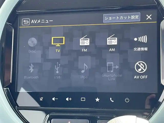 スズキ ハスラー HYBRID G 道央・札幌 2024(令6)年 0.2万km オフブルーメタリック/ソフトベージュメタリック ・４WD/・ワンオーナー/・衝突軽減ブレーキ/・全方位カメラ/・純正メモリナビ/　CD＆BT＆USB＆TV/・バックカメラ/・コーナーセンサー/・レーンキープアシスト/・レーダークルーズコントロール/・シートヒーター/・ダウンヒルアシスト/・オートエアコン/・オートライト/・ミラーヒーター/・プッシュスタート/・スマートキー/・LEDヘッドライト/・純正フロアマット/・スペアキー