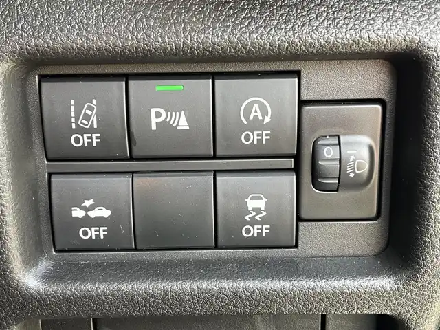 スズキ ハスラー HYBRID G 道央・札幌 2024(令6)年 0.2万km オフブルーメタリック/ソフトベージュメタリック ・４WD/・ワンオーナー/・衝突軽減ブレーキ/・全方位カメラ/・純正メモリナビ/　CD＆BT＆USB＆TV/・バックカメラ/・コーナーセンサー/・レーンキープアシスト/・レーダークルーズコントロール/・シートヒーター/・ダウンヒルアシスト/・オートエアコン/・オートライト/・ミラーヒーター/・プッシュスタート/・スマートキー/・LEDヘッドライト/・純正フロアマット/・スペアキー