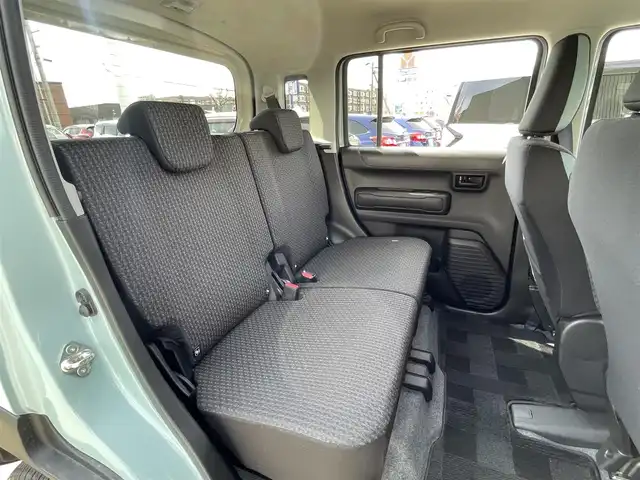スズキ ハスラー HYBRID G 道央・札幌 2024(令6)年 0.2万km オフブルーメタリック/ソフトベージュメタリック ・４WD/・ワンオーナー/・衝突軽減ブレーキ/・全方位カメラ/・純正メモリナビ/　CD＆BT＆USB＆TV/・バックカメラ/・コーナーセンサー/・レーンキープアシスト/・レーダークルーズコントロール/・シートヒーター/・ダウンヒルアシスト/・オートエアコン/・オートライト/・ミラーヒーター/・プッシュスタート/・スマートキー/・LEDヘッドライト/・純正フロアマット/・スペアキー