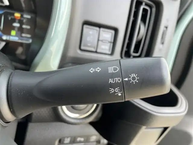 スズキ ハスラー HYBRID G 道央・札幌 2024(令6)年 0.2万km オフブルーメタリック/ソフトベージュメタリック ・４WD/・ワンオーナー/・衝突軽減ブレーキ/・全方位カメラ/・純正メモリナビ/　CD＆BT＆USB＆TV/・バックカメラ/・コーナーセンサー/・レーンキープアシスト/・レーダークルーズコントロール/・シートヒーター/・ダウンヒルアシスト/・オートエアコン/・オートライト/・ミラーヒーター/・プッシュスタート/・スマートキー/・LEDヘッドライト/・純正フロアマット/・スペアキー
