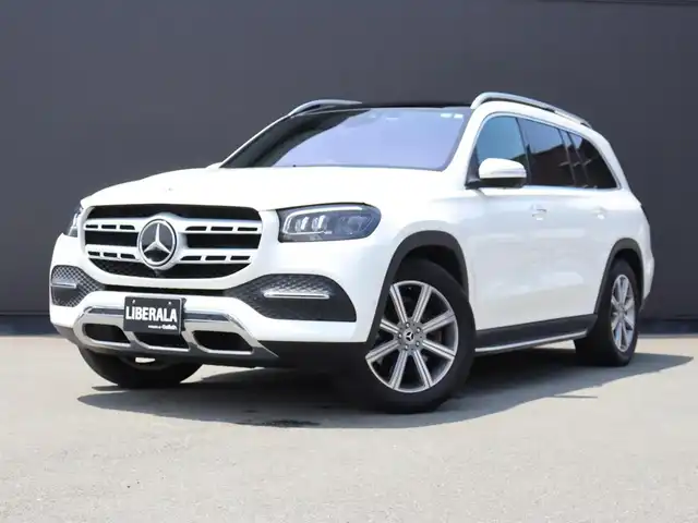 メルセデス・ベンツ ＧＬＳ４００ｄ 4マチック 静岡県 2022(令4)年 3万km ダイヤモンドホワイト 純正ナビ/フルセグTV/黒革シート/Apple Car Play/サンルーフ/HUD/ACC/360°カメラ/ウッドパネル/ブルメスターサウンド/前後ドライブレコーダー/シートヒーター/ベンチレーション