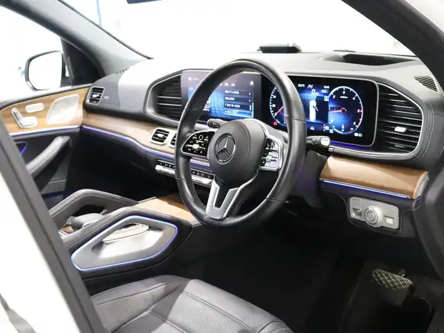 メルセデス・ベンツ ＧＬＳ４００ｄ 4マチック 静岡県 2022(令4)年 3万km ダイヤモンドホワイト 純正ナビ/フルセグTV/黒革シート/Apple Car Play/サンルーフ/HUD/ACC/360°カメラ/ウッドパネル/ブルメスターサウンド/前後ドライブレコーダー/シートヒーター/ベンチレーション