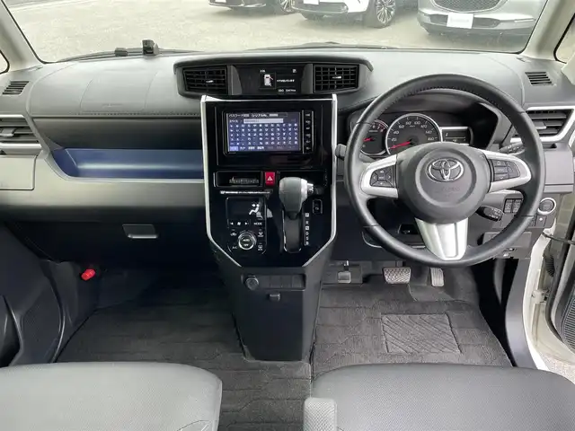 トヨタ タンク カスタムG 鳥取県 2019(令1)年 5.6万km ブラックマイカメタリック/パールホワイト2トーン スマートアシスト/純正ナビ【NSZT-W68T】/・フルセグ/・CD/DVD/・Bluetooth/バックカメラ/両側電動スライドドア/スマートキー/プッシュスタート/ドライブレコーダー /ETC/純正エアロ/純正AW/ABS/クリアランスソナー/オートマチックハイビーム/LEDヘッドライト/オートライト/Wエアバック