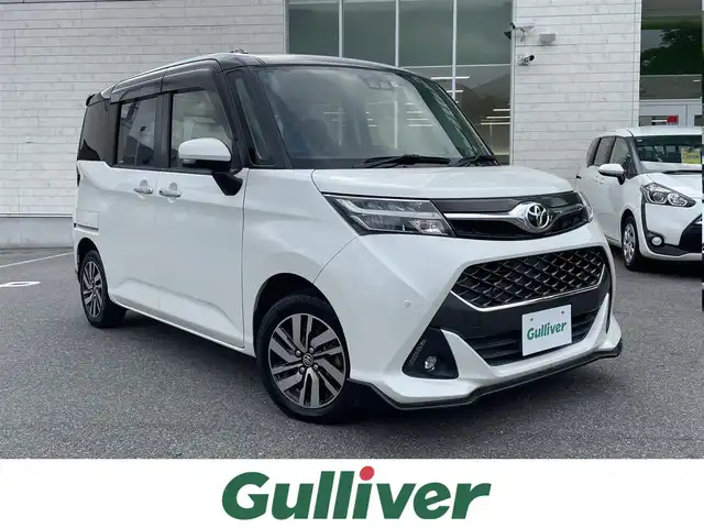 トヨタ タンク カスタムG 鳥取県 2019(令1)年 5.6万km ブラックマイカメタリック/パールホワイト2トーン スマートアシスト/純正ナビ【NSZT-W68T】/・フルセグ/・CD/DVD/・Bluetooth/バックカメラ/両側電動スライドドア/スマートキー/プッシュスタート/ドライブレコーダー /ETC/純正エアロ/純正AW/ABS/クリアランスソナー/オートマチックハイビーム/LEDヘッドライト/オートライト/Wエアバック