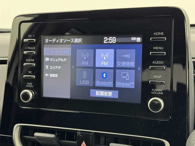 トヨタ アクア G 福岡県 2025(令7)年 0.4万km プラチナホワイトパールマイカ 純正ディスプレイオーディオ　/全方位カメラ　/ビルトインＥＴＣ　/デジタルインナーミラー　/コーナーセンサー　/トヨタセーフティセンス　/衝突軽減ブレーキ　/レーンキープ　/ＢＳＭ　/本革巻きステアリング　/ＬＥＤライト