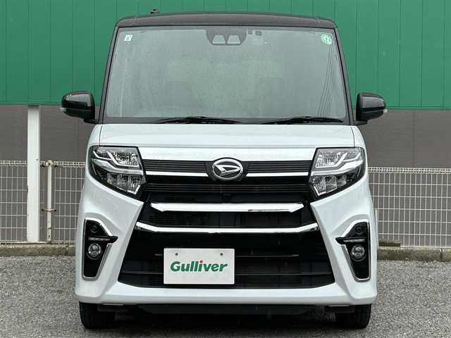 ダイハツ タント カスタム X スタイルセレクション 千葉県 2022(令4)年 2.9万km ブラックマイカメタリック/シャイニングホワイトパール 社外SDナビ/ (フルセグTV/CD/DVD/Bluetooth/iPod)/両側パワースライド/前席シートヒーター/前後コーナーセンサー/バックカメラ/ドライブレコーダー/ETC/衝突軽減ブレーキ/ロングスライドスイッチ/ステアリングスイッチ/オートライト/純正フロアマット/スマートキー/プッシュエンジンスタート