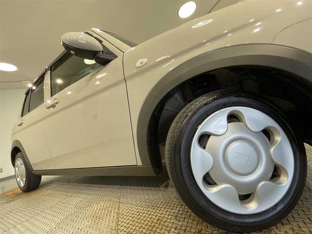 スズキ ラパン G 愛知県 2022(令4)年 2.3万km フォーンベージュM Panasonicナビ/衝突軽減ブレーキ/車線逸脱警報/コーナーセンサー/シートヒーター/アイドリングストップ/アクセサリーソケット/純正フロアマット/ＩＳＯＦＩＸ/プッシュスタート/オートライト