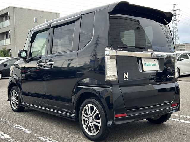 ホンダ Ｎ ＢＯＸ カスタム G Aパッケージ 石川県 2014(平26)年 6万km スマートブラック パワースライドドア/プッシュスタート/アイドリングストップ　/Ｂｌｕｅｔｏｏｔｈ　/ＳＤナビ　/バックカメラ　/ＤＶＤ再生　/ＨＩＤヘッドランプ/ドアバイザー/ウィンカーミラー/スタッドレスタイヤセット