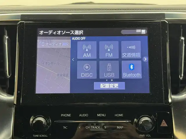 トヨタ アルファードハイブリット S タイプゴールド 三重県 2020(令2)年 6.4万km ホワイトパールクリスタルシャイン ハイブリッド/E-Four（4WD）/MTモード付 インパネCVT/純正 9インチディスプレイオーディオ（ナビ搭載）/（AM/FM/CD*/DVD*/USB/iPod/Bluetooth/TV*/Miracast/AppleCarPlay/AndroidAuto）*…OP/12.1インチ 後席モニター V12T-R68C/バックガイドモニター/両側パワースライドドア/ドライブレコーダー 前後/ビルトインETC2.0/Toyota Safety Sense/●プリクラッシュセーフティ/●レーントレーシングアシスト/●レーダークルコン/●ロードサインアシスト/●アダプティブハイビームシステム/・先行車発進告知機能/・クリアランスソナー/・パーキングサポートブレーキ（前後静止物）/・など/装備/後付けシートヒーター（D/N）/3眼LEDヘッドランプ（専用加飾）/・ハーフレザーシート/・左右＆後席独立オートエアコン/・パワーバックドア/・オットマンシート（2nd）/・AC100Vコンセント（1500W）/・ステアリングスイッチ/・電子パーキングブレーキ＆ブレーキホールド/・オートライト/・フロントフォグランプ/・純正17inAW/・取/ナビ取/・プッシュスタート/・スマートキーx2/など
