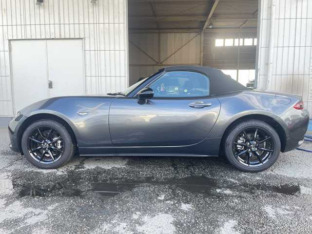 マツダ ロードスター S スペシャルパッケージ 神奈川県 2023(令5)年 0.4万km マシーングレープレミアムM オープンカー/プッシュスタート/シートヒーター/ビルトインETC/オートライト/ステアリングリモコン/USB×2/AUX