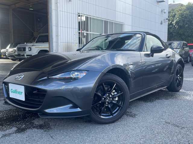 マツダ ロードスター S スペシャルパッケージ 神奈川県 2023(令5)年 0.4万km マシーングレープレミアムM オープンカー/プッシュスタート/シートヒーター/ビルトインETC/オートライト/ステアリングリモコン/USB×2/AUX