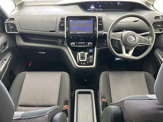 日産 セレナ e－パワー ハイウェイスター V 宮城県 2019(平31)年 3.6万km シャイニングブルー 純正９型ナビ/プロパイロット/エマージェンシーブレーキ/エアロパーツ /  フロント サイド リア　SilkBlaze/　リアスポイラー　IMPUL/CD/DVD/BT/フルセグTV/アラウンドビューモニター/レーダークルーズコントロール/両側パワースライドドア/LEDオートライト/フォグランプ/純正15インチアルミホイール/車線逸脱防止支援システム/車線逸脱警報/オートブレーキホールド/前席シートヒーター/前後ドライブレコーダー/コーナーセンサー/スマートキー/ビルトインETC/純正フロアマット