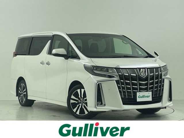 トヨタ アルファード S Cパッケージ 大阪府 2018(平30)年 5.6万km ホワイトパールクリスタルシャイン トヨタセーフティセンス/　・プリクラッシュセーフティ　PCS/　・レーントレーシングアシスト　LTA/　・レーンディパーチャーアラート　LDA/　・レーダークルーズコントロール　ACC/　・ロードサインアシスト　RSA/　・フロントクロストラフィックアラート　FCTA/　・リアクロストラフィックアラート　RCTA/　・プロアクティブドライビングアシスト　PDA/　・発信遅れ告知機能　TMN/　・アダプティブハイビームシステム　AHS/アドパンストパーク/純正ナビ/　Bluetooth/フルセグ/CD/USB/HDMI/バックカメラ/レザーシート/前席シートヒーター/前席エアーシート/運転席ポジションメモリー付パワーシート/パワーバックドア/両側パワースライドドア/三眼LEDオートライト/フォグランプ/スマートキー/オートブレーキホールド/電子パーキングブレーキ/ETC2.0