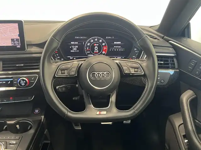 アウディ Ｓ５ スポーツバック 岐阜県 2018(平30)年 2.9万km グレイシアホワイトメタリック マトリクスＬＥＤヘッドライト/アダプティブクルーズコントロール/アクティブレーンアシスト/サイドアシスト/プレセンスシティ/プレセンスリア/アンビエントライティング/MMIナビゲーション/TVチューナー/スマートフォンインターフェイス/Bluetooth/全方位カメラ/前席パワーシート/運転席メモリー付/シートヒーター/ブラックグリル