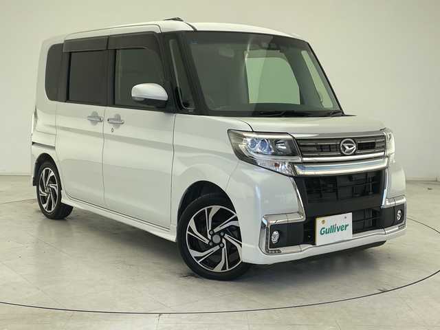 ダイハツ タント カスタムRSトップED VS SAⅢ 千葉県 2019(平31)年 6.6万km パールホワイトⅢ 純正SDナビ【AM/FM/BT/CD/DVD】/両側パワースライドドア/アラウンドビューモニター/横滑り防止装置/衝突被害軽減システム/レーンキープアシスト/アイドリングストップ/オートライト/オートマチックハイビーム/LEDヘッドランプ/純正AW15インチ/シートヒーター【運転席側】/USB入力端子/ドライブレコーダー【前側】/フルセグTV