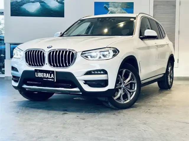 ＢＭＷ Ｘ３ xDrive20d Xライン 大阪府 2021(令3)年 3万km ミネラルホワイト 純正ナビ/TV/360度カメラ/applecarplay/HUD/ACC/純正19インチAW/LEDヘッドライト/電動リアゲート/ブラインドスポット/クリアランスソナー/ワイヤレス充電/ルーフレール/茶革/パワーシート/Dシートメモリ/シートヒーター