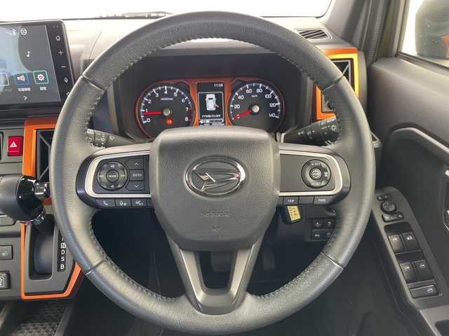 ダイハツ タフト G ターボ 愛知県 2020(令2)年 2万km フォレストカーキメタリック 純正9型ディスプレイオーディオ　ナビ機能なし/全方位カメラ/レーダークルーズコントロール/シートヒーター/バックカメラ/コーナーセンサー/純正アルミホイール/LEDヘッドライト/オートマチックハイビーム/ドライブレコーダー/ETC/衝突軽減システム/Bluetooth/ステアリングスイッチ/スマートキー/プッシュスタート