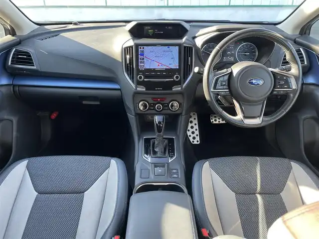 スバル ＸＶ ハイブリッド アドバンス 山梨県 2019(平31)年 4.5万km クールグレーカーキ ４WD/ルーフレール/純正メモリナビ/Bluetooth接続/CD/DVD/フルセグTV/USB入力端子/前席パワシート/純正１８インチアルミホイール/コーナーセンサー/横滑り防止装置/衝突被害軽減システム