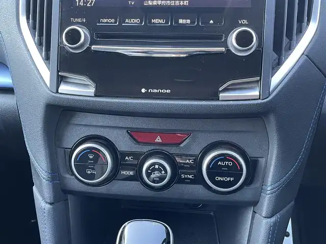 スバル ＸＶ ハイブリッド アドバンス 山梨県 2019(平31)年 4.5万km クールグレーカーキ ４WD/ルーフレール/純正メモリナビ/Bluetooth接続/CD/DVD/フルセグTV/USB入力端子/前席パワシート/純正１８インチアルミホイール/コーナーセンサー/横滑り防止装置/衝突被害軽減システム