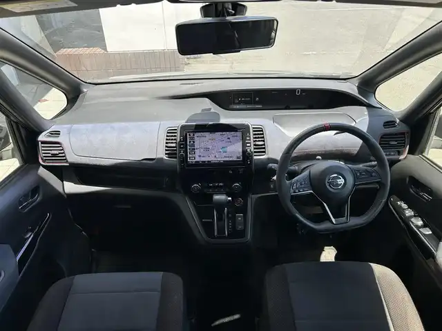 日産 セレナ ニスモ 静岡県 2018(平30)年 6.9万km ダイヤモンドブラック 純正9型SDナビ/（CD/DVD/フルセグ/Bluetooth）/NISUMOエアロ/アラウンドビューモニター/プロパイロット/・レーダークルーズコントロール/・車線維持支援機能/ETC/両側パワースライドドア/LEDヘッドライト/スマートキー/プッシュスタート