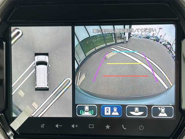 スズキ ハスラー Jスタイル Ⅱ 岐阜県 2024(令6)年 0.1万km オフブルーメタリック/ガンメタリック2トーンルーフ 純正ＳＤナビ　/フルセグ　/全方位カメラ　/ＵＳＢ　/衝突被害軽減システム　/ルーフレール　/純正アルミホイール　/クルーズコントロール追従走行あり　/コーナーセンサー後のみ　/レーンキープアシスト　/パーキングアシスト/プッシュスタート/ミュージックプレイヤー　iPod/Apple Car Play/Android Auto/Bluetooth/オートライト/LEDヘッドライト/アイドリングストップ/エアバッグW＋サイド/スペアキー1本/フルフラットシート/シートヒーターD＋N席