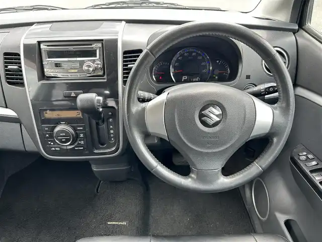 スズキ ワゴンＲ スティングレー X 福島県 2009(平21)年 11.9万km ルナグレーパールメタリック 4WD/社外オーディオ/　【CD/AUX/AM/FM】/運転席シートヒーター/HIDヘッドライト/フォグランプ/ETC/プッシュスタート/電格ミラー/純正フロアマット