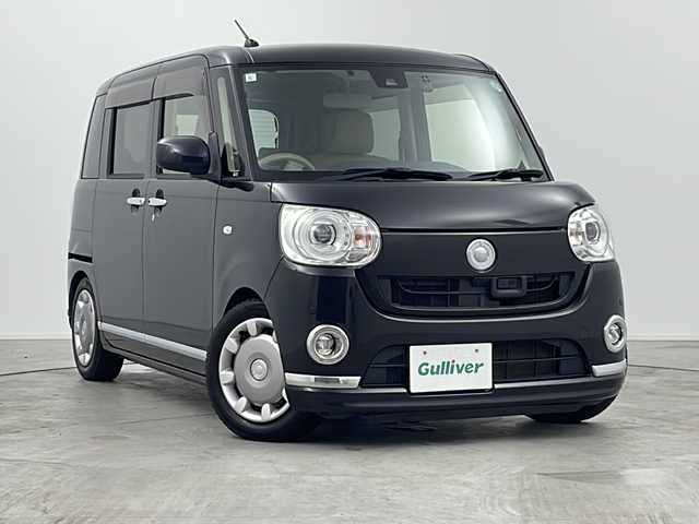 ダイハツ ムーヴ キャンバス G メイクアッフ SA Ⅱ 三重県 2017(平29)年 6万km ブラックマイカメタリック 禁煙車/純正SDナビ/CD/DVD/SD/BT/フルセグTV/バックカメラ/衝突被害軽減ブレーキ/コーナーセンサー（前後）/両側パワースライドドア/ドライブレコーダー/ETC/ステアリングスイッチ/LEDヘッドライト/スマートキー/アイドリングストップ/車高調（純正サス積込）/電動格納ミラー