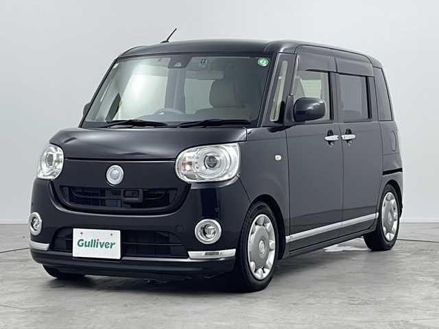 ダイハツ ムーヴ キャンバス G メイクアッフ SA Ⅱ 三重県 2017(平29)年 6万km ブラックマイカメタリック 禁煙車/純正SDナビ/CD/DVD/SD/BT/フルセグTV/バックカメラ/衝突被害軽減ブレーキ/コーナーセンサー（前後）/両側パワースライドドア/ドライブレコーダー/ETC/ステアリングスイッチ/LEDヘッドライト/スマートキー/アイドリングストップ/車高調（純正サス積込）/電動格納ミラー