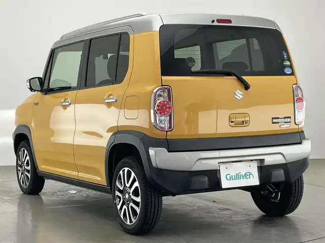 スズキ ハスラー Jスタイル Ⅲ 愛知県 2018(平30)年 3.4万km アクティブイエロー/スチールシルバー2トーン 純正ナビ　フルセグＴＶ　Ｂｌｕｅｔｏｏｔｈ　ハーフレザー　シートヒーター　全方位カメラ　ドラレコ　ルーフレール　ツートンカラー　デュアルカメラブレーキ　衝突軽減　ＨＩＤオートライト　フォグランプ　禁煙