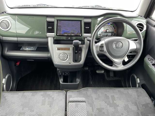 マツダ フレア クロスオーバー XS 山口県 2019(平31)年 2.9万km クールカーキパールメタリック 社外メモリナビ【AVIC-RLS901】/・DVD再生機能有/・フルセグテレビ/・Bluetooth、USB/ETC/前後ドライブレコーダー【DRV5185S】/アラウンドビューモニター/バックカメラ/運転席・助手席シートヒーター/純正フロアマット/純正15インチアルミホイール/本革巻ステアリング/ステアリングスイッチ/スマートキー/スペアキー/プッシュアップスタート/アイドリングストップ/デュアルカメラブレーキサポート/車線逸脱警報機能/ふらつき警報機能/先行車発進お知らせ機能