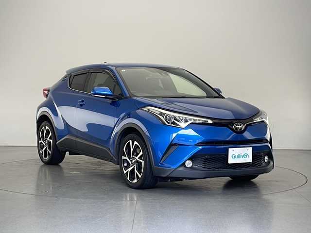 トヨタ Ｃ－ＨＲ G－T 長野県 2017(平29)年 6.6万km コバルトブルーメタリック 4WD/寒冷地仕様/ターボ/アルパイン　ビックX/（フルセグ/Bluetooth/CD/DVD）/バックカメラ/ビルトインETC/衝突軽減ブレーキ/車線逸脱防止/レーダークルーズコントロール/前後コーナーセンサー/ブラインドスポットモニター/電動パーキングブレーキ/前席シートヒーター/ハーフレザーシート/ハロゲンライト/ヘッドライトレベライザー/オートライト/オートマチックハイビーム/スマートキー