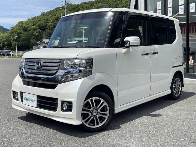 ホンダ Ｎ ＢＯＸ カスタム G SSパッケージ 愛知県 2014(平26)年 5.6万km パール 純正ナビ/・BT/・USB/・HDMI/CTBA/ドラレコ/カーテンエアバック/バックカメラ/ウインカーミラー/ステアリングスイッチ/ETC/オートライト