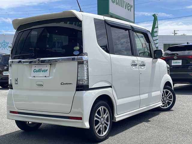 ホンダ Ｎ ＢＯＸ カスタム G SSパッケージ 愛知県 2014(平26)年 5.6万km パール 純正ナビ/・BT/・USB/・HDMI/CTBA/ドラレコ/カーテンエアバック/バックカメラ/ウインカーミラー/ステアリングスイッチ/ETC/オートライト