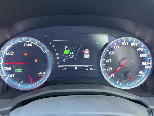 トヨタ クラウン ハイブリッド RS アドバンス 宮城県 2018(平30)年 6.9万km ホワイトパールクリスタルシャイン 純正ナビ/レーダークルーズコントロール/レーンキープアシスト/プリクラッシュセーフティ/ヘッドアップディスプレイ/ブラインドスポットモニター　/クリアランスソナー/横滑り防止装置/オートハイビーム/フルセグＴＶ/DVD/FM/AM/USB/Bluetooth/前席パワーシート/ETC/純正フロアマット