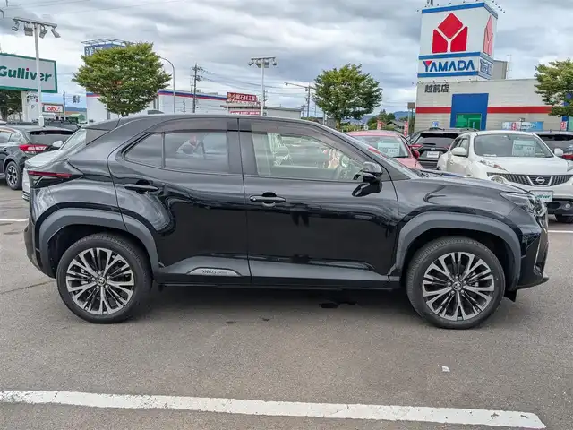トヨタ ヤリスクロス G 福井県 2020(令2)年 1.9万km ブラックマイカ ワンオーナー車/純正18インチAW/４WD/LEDヘッドライト/Fフォグ/寒冷地仕様/全車速追従機能付クルーズコントロール/前後コーナーセンサー/前後ドライブレコーダー/ビルトインETC/SOSボタン/純正メモリナビ/衝突被害軽減システム/レーンキープアシスト/横滑り防止装置/盗難防止装置/オートホールド/純正フロアマット/スマートキー/ダブル＋サイドエアバッグ/カーテンエアバッグ